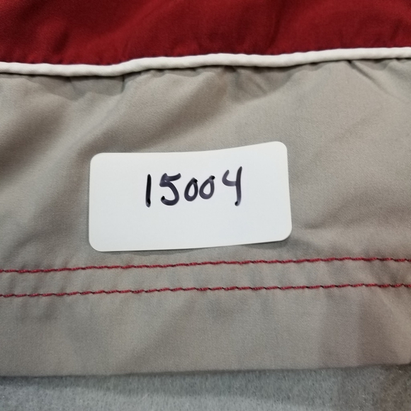 Oklahoma Sooners OU Swim Shorts Trunks Size XXL Red Gray Pocket GIII - Picture 9 of 9